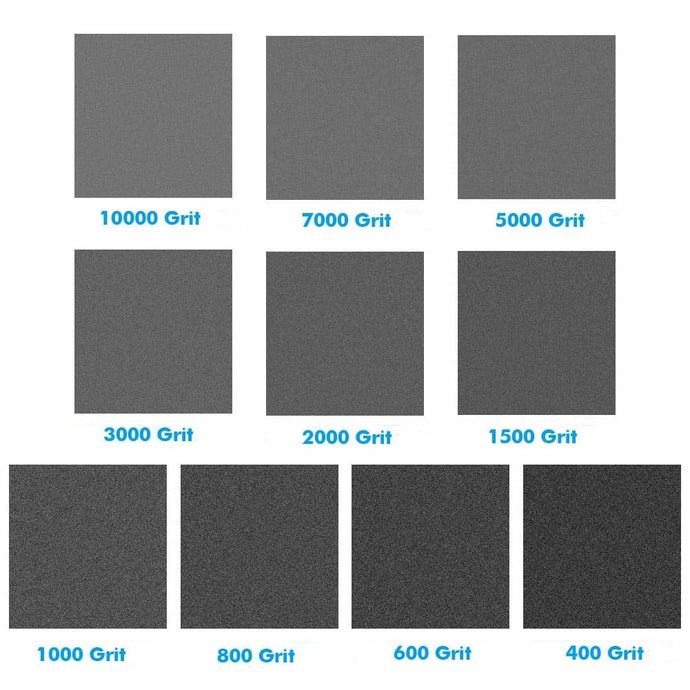 Pinewood Axle Sand Paper 400-10K grit
