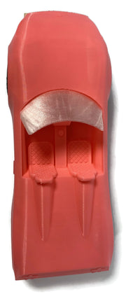 Pinewood Derby Car Body – 3D Print Body Pink Girl Powder Puff Racer