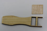 Pinewood Derby Ladder Car Body - Flathead