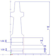 Pinewood Derby Car Kit - Bullet