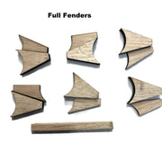 Pinewood Wheel Fenders Flares Fins
