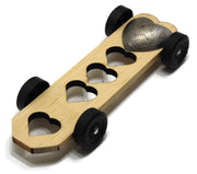Pinewood Derby Car Kit - Heart Breaker
