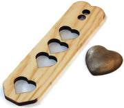 Pinewood Derby Ultra Lite Car Body - Heart Breaker