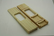 Pinewood Derby Car Body Razor Slim Wedge Rough Cut