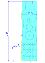 Pinewood Derby Complete Car Kits --- Tornado