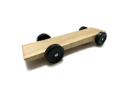 Back to Basics Pinewood Car Body – Wedge by Derby Dust®